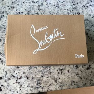 Christian louboutin wedges never worn